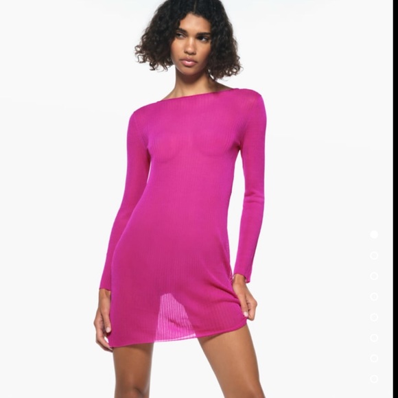 Zara Dresses & Skirts - Zara Rib Knit Mini Dress